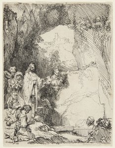 Vzkříšení Lazara od Rembrandt van Rijn