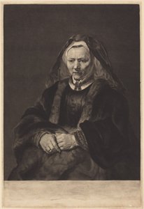Rembrandtova manželka od Rembrandt van Rijn