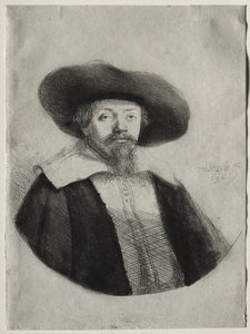 Samuel Manasseh Ben Israel, 1636. od Rembrandt van Rijn