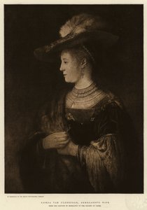 Saskia van Uylenburgh, manželka Rembrandta