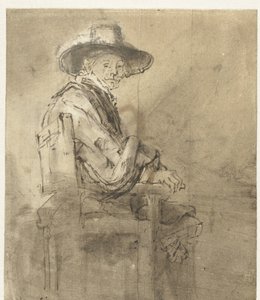 Sedící syndik: Jacob van Loon Syndik cechu soukeníků, Jacob van Loon, sedící od Rembrandt van Rijn