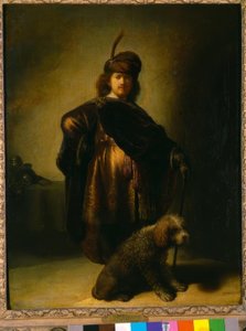 Autoportrét v orientálním kostýmu od Rembrandt van Rijn