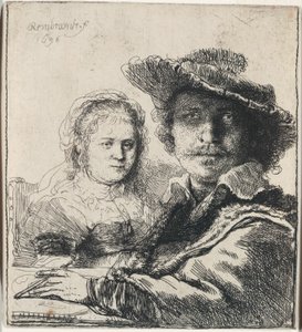 Autoportrét se Saskiou od Rembrandt van Rijn