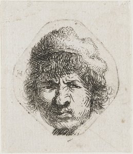 Zamračený autoportrét, asi 1631. od Rembrandt van Rijn