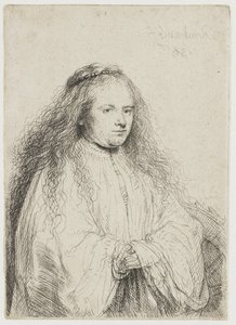 Svatá Kateřina („malá židovská nevěsta“) od Rembrandt van Rijn