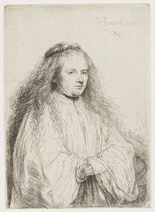 Svatá Kateřina („malá židovská nevěsta“) od Rembrandt van Rijn