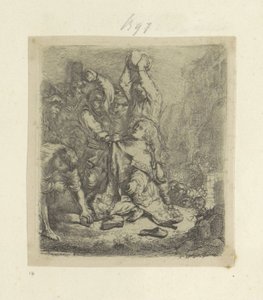Smutný van Stefanus Kolekce osmdesáti pěti původních tisků (název série) od Rembrandt van Rijn