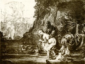 Susanna a starší od Rembrandt van Rijn