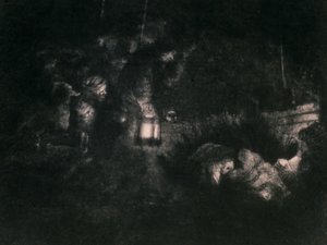 Klanění pastýřů od Rembrandt van Rijn