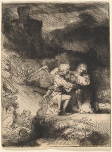 Agónie v zahradě od Rembrandt van Rijn