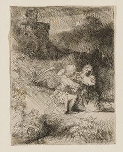 Utrpení na hoře Oliv od Rembrandt van Rijn