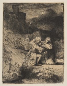 Agónie v zahradě, ca. 1652. od Rembrandt van Rijn