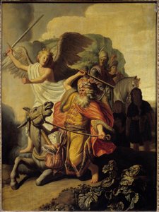 Osel proroka Baláma, 1626 od Rembrandt van Rijn