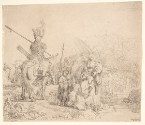 Křest eunucha od Rembrandt van Rijn