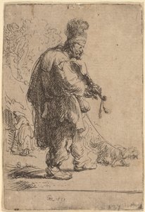 Slepý houslista od Rembrandt van Rijn