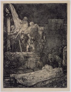 Sestup z kříže za svitu pochodně od Rembrandt van Rijn