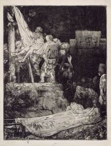 Snímání z kříže ve světle pochodní od Rembrandt van Rijn