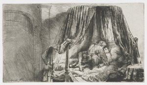 Francouzská postel od Rembrandt van Rijn