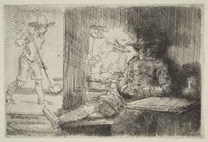 Hráč golfu, 1654. od Rembrandt van Rijn