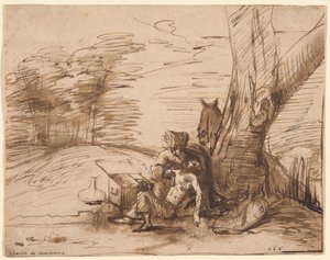 Dobrý Samaritán od Rembrandt van Rijn