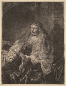 Velká židovská nevěsta od Rembrandt van Rijn