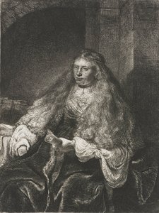 Velká židovská nevěsta, 1635 od Rembrandt van Rijn