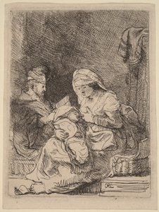 Svatá rodina od Rembrandt van Rijn