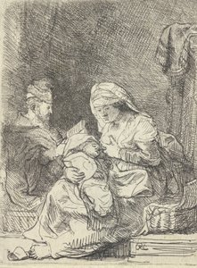 Svatá rodina, c. 1632. od Rembrandt van Rijn