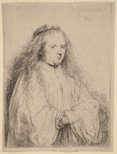 Malá židovská nevěsta (Saskia v roli svaté Kateřiny) od Rembrandt van Rijn