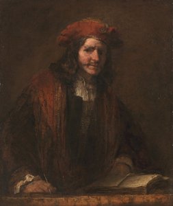 Muž s červenou čepicí, c. 1660 od Rembrandt van Rijn