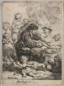Pancake Woman, 1635. od Rembrandt van Rijn