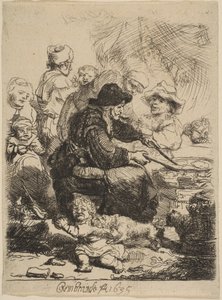 Pancake Woman, 1635. od Rembrandt van Rijn