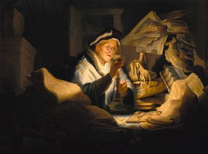 Podobenství o bohatém bláznovi, 1627. od Rembrandt van Rijn