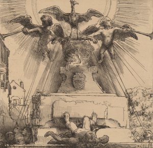 Fénix nebo svržená socha, 1658. od Rembrandt van Rijn