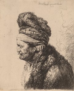 Druhá orientální hlava, c. 1635. od Rembrandt van Rijn