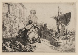 Loď štěstí od Rembrandt van Rijn