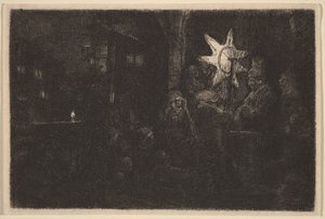 Hvězda králů: Noční skladba od Rembrandt van Rijn