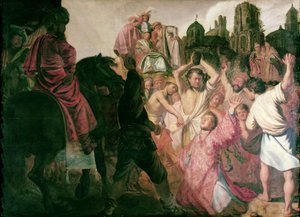 Ukamenování svatého Štěpána, 1625 od Rembrandt van Rijn