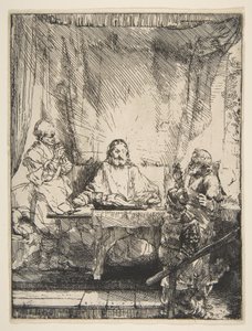 Večeře v Emauzích, 1654. od Rembrandt van Rijn