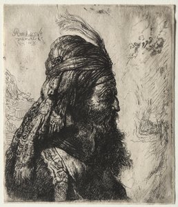Třetí orientální hlava od Rembrandt van Rijn