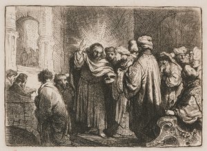 Pocta Peníze Poctové peníze od Rembrandt van Rijn