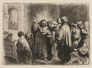 Pocta Peníze od Rembrandt van Rijn