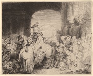 Triumf Mordecai od Rembrandt van Rijn