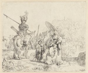 Křest Eunucha od Rembrandt van Rijn