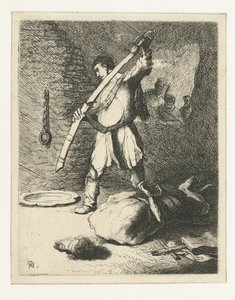 Stětí svatého Jana Křtitele od Rembrandt van Rijn