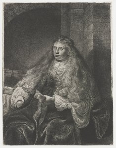 Velká židovská nevěsta od Rembrandt van Rijn
