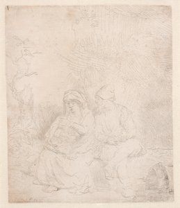 Zbytek letu: mírně rozmazaný od Rembrandt van Rijn