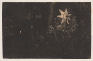 Hvězda králů: noční skladba od Rembrandt van Rijn