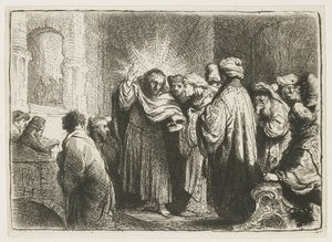 Peníze na dar od Rembrandt van Rijn
