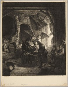 Tobiáš znovu nabývá zrak od Rembrandt van Rijn